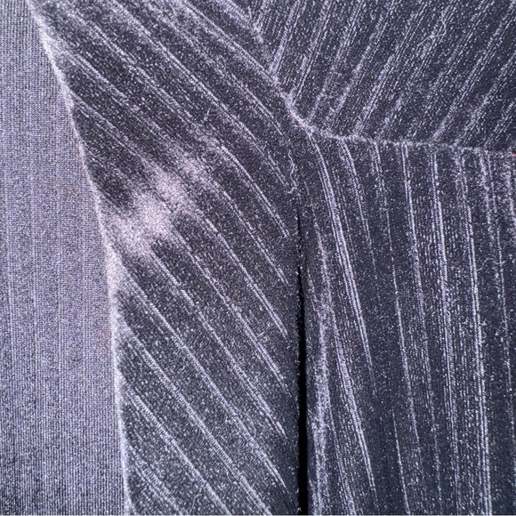 Majora Elegant Black Lagenlook Women's velvety waterfall Ribbed Sweater L/XL - Picture 6 of 6